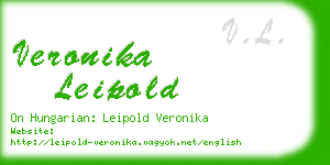 veronika leipold business card